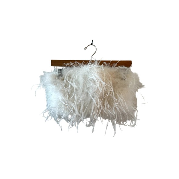 Lamarque White Feather Top - Picture 2 of 5